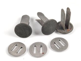 Satz Nieten für Stahlhelm der Wehrmacht