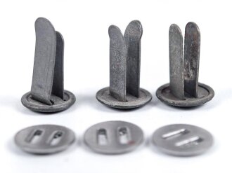Satz Nieten für Stahlhelm der Wehrmacht