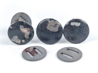 Satz Nieten für Stahlhelm der Wehrmacht