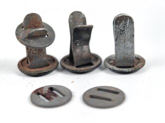 Satz Nieten für Stahlhelm der Wehrmacht