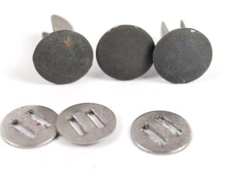 Satz Nieten für Stahlhelm der Wehrmacht