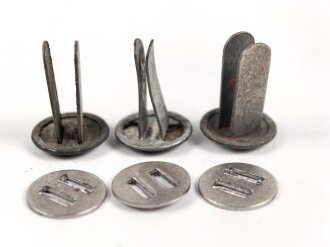 Satz Nieten für Stahlhelm der Wehrmacht