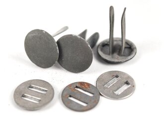 Satz Nieten für Stahlhelm der Wehrmacht