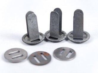 Satz Nieten für Stahlhelm der Wehrmacht