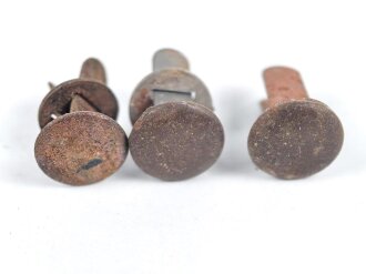 Satz Nieten für Stahlhelm der Wehrmacht