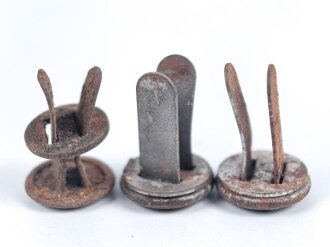 Satz Nieten für Stahlhelm der Wehrmacht