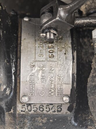 Luftwaffe, Vergaser "Hobson" HS 410 für Argus AS410 Flugmotor. Sehr guter Gesamtzustand, in der zugehörigen Transportkiste. Funktion nicht geprügt