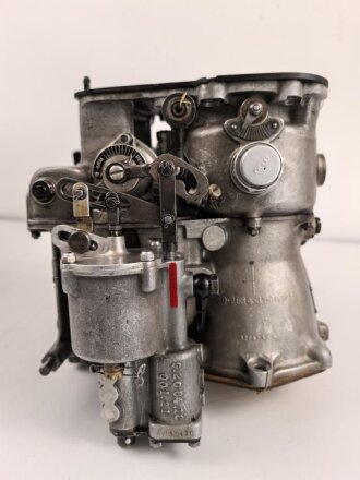 Luftwaffe, Vergaser "Hobson" HS 410 für Argus AS410 Flugmotor. Sehr guter Gesamtzustand, in der zugehörigen Transportkiste. Funktion nicht geprügt