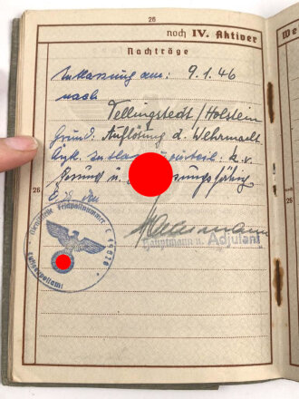 Nachtjagd Geschwader 4 der Luftwaffe, Gruppe Verleihungsurkunden und Ausweise