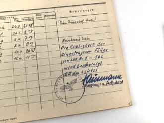 Nachtjagd Geschwader 4 der Luftwaffe, Gruppe Verleihungsurkunden und Ausweise