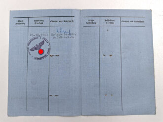 Nachtjagd Geschwader 4 der Luftwaffe, Gruppe Verleihungsurkunden und Ausweise