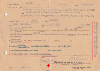 Nachtjagd Geschwader 4 der Luftwaffe, Gruppe Verleihungsurkunden und Ausweise