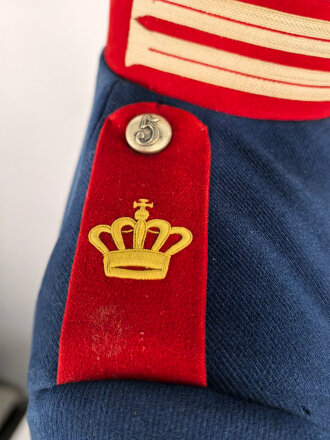 Bayern, Waffenrock für Mannschaften im Königlich Bayerischen Infanterie-Leib-Regiment. Eigentumstück in gutem Zustand