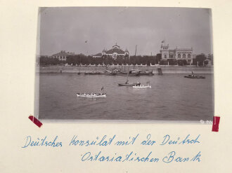 S.M.S. Leipzig, Fotos eines Besatzungsmitglieds. Insgesamt 66 Fotos, meist im Format 9 x 12 - 12 x 17cm.