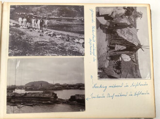 S.M.S. Leipzig, Fotos eines Besatzungsmitglieds. Insgesamt 66 Fotos, meist im Format 9 x 12 - 12 x 17cm.