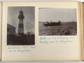 S.M.S. Leipzig, Fotos eines Besatzungsmitglieds. Insgesamt 66 Fotos, meist im Format 9 x 12 - 12 x 17cm.