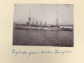 S.M.S. Leipzig, Fotos eines Besatzungsmitglieds. Insgesamt 66 Fotos, meist im Format 9 x 12 - 12 x 17cm.