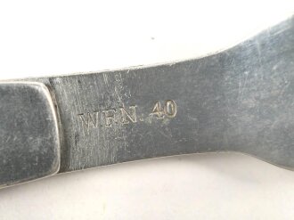 Gabel / Löffel Kombi Wehrmacht. Aluminium, datiert 1940