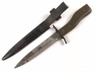 1.Weltkrieg, Grabendolch " DEMAG Duisburg" Originallack, ungereinigt