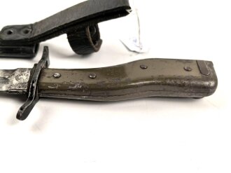 1.Weltkrieg, Grabendolch " DEMAG Duisburg" Originallack, ungereinigt