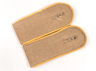 Luftwaffe, Paar Schulterklappen für fliegendes Personal in Tropenausführung, dicke Variante für eine Feldbluse