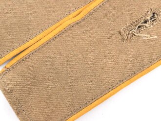 Luftwaffe, Paar Schulterklappen für fliegendes Personal in Tropenausführung, dicke Variante für eine Feldbluse