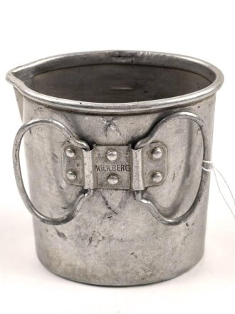 1.Weltkrieg, Trinkbecher aus Aluminium, Kammerstück
