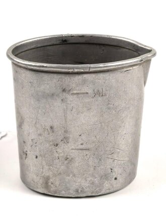 1.Weltkrieg, Trinkbecher aus Aluminium, Kammerstück