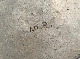 1.Weltkrieg, Trinkbecher aus Aluminium, Kammerstück