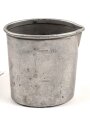 1.Weltkrieg, Trinkbecher aus Aluminium, Kammerstück