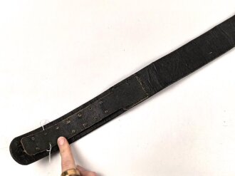 Koppelriemen für Angehörige Deutsches Jungvolk und Hitlerjugend. Schwarzes Ersatzmaterial, Gesamtlänge 95cm