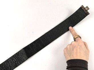 Koppelriemen für Angehörige Deutsches Jungvolk und Hitlerjugend. Schwarzes Ersatzmaterial, Gesamtlänge 95cm