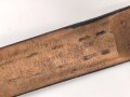 Koppelriemen für Angehörige von Parteiverbänden. Geschwärztes Leder, Gesamtlänge 96cm