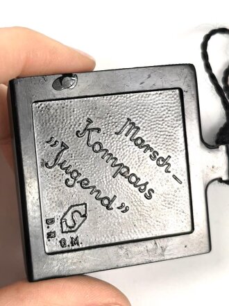 "Marschkompass Jugend" aus schwarzer Preßmasse , guter Zustand