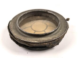 1. Weltkrieg, Sichtscheibe für eine Gasmaske, leicht...