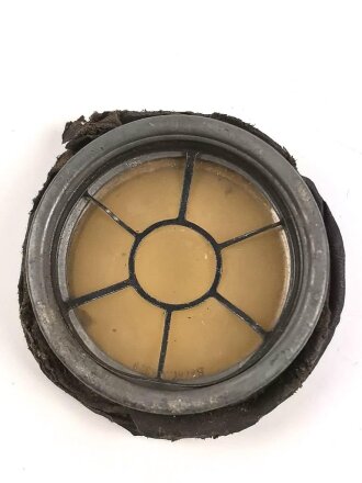 1. Weltkrieg, Sichtscheibe für eine Gasmaske, leicht aufschraubbar