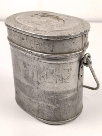 1. Weltkrieg, selbstgebautes Kochgeschirr, wohl eines Kriegsgefangenen