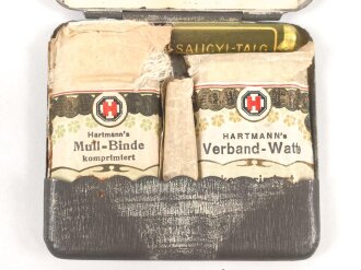 " Taschen Apotheke Pharmacia" 7 x 8cm, " Seiner werten Kungschaft gewidmet, Schiller Apotheke Ludwigsburg"