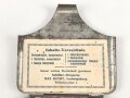 " Taschen Apotheke Pharmacia" 7 x 8cm, " Seiner werten Kungschaft gewidmet, Schiller Apotheke Ludwigsburg"