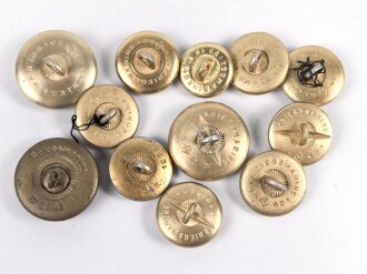 Kriegsmarine, Konvolut Knöpfe