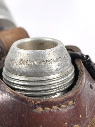 1.Weltkrieg, Feldflasche Modell 1910. Getragenes Stück, datiert 1914