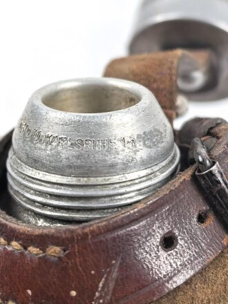 1.Weltkrieg, Feldflasche Modell 1910. Getragenes Stück, datiert 1914