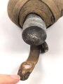 1.Weltkrieg, Feldflasche Modell 1910. Ungewöhnliche Ausführung, Schraubdeckel sitzt fest, Riemen abgerissen