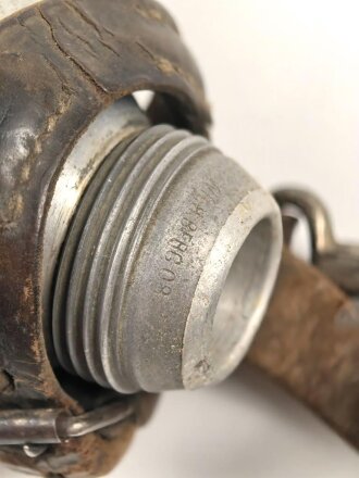 1.Weltkrieg Feldflasche . Bezug fehlt, der Schraubdeckel datiert 1908