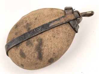1.Weltkrieg, Feldflasche Modell 1910. Getragenes Stück, Schraubdeckel fehlt