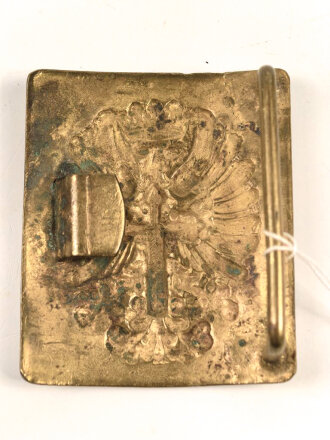 Spanien, Koppelschloss Modell 1942, getragenes Stück