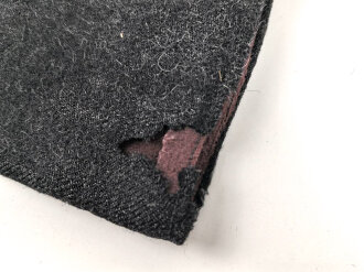 Paar schwarze Winterhandschuhe, höchstwahrscheinlich aus der Zeit des 1. Weltkrieg, keinerlei Stempelung