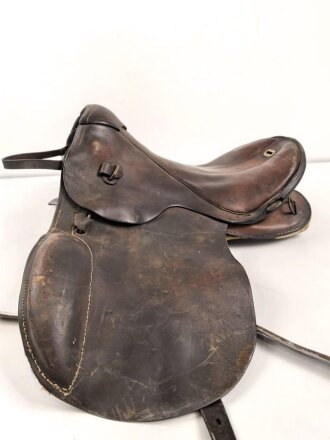 Armeesattel ohne erkennbare Stempelung, Ungereinigtes Stück