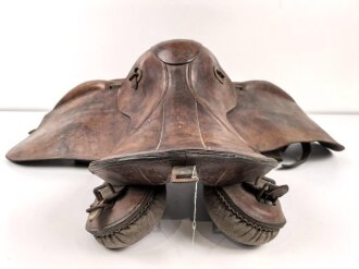 Armeesattel Wehrmacht, Grösse 2, datiert 1942, Ungereinigtes Stück