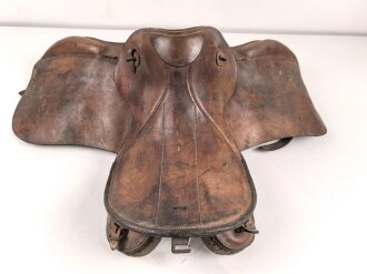 Armeesattel Wehrmacht, Grösse 2, datiert 1942, Ungereinigtes Stück